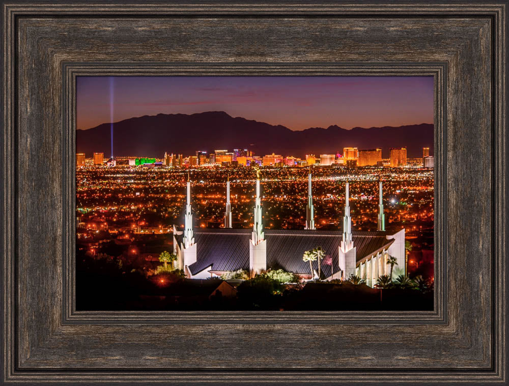 Las Vegas Temple - Night Sky by Scott Jarvie