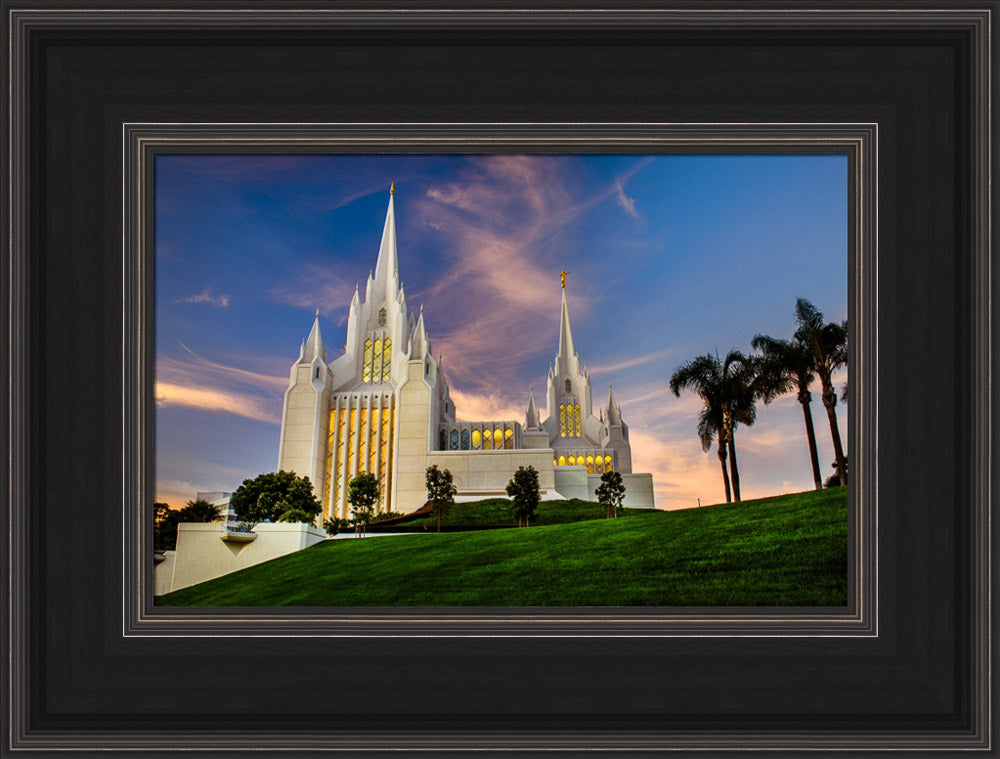 San Diego Temple - Sunset by Scott Jarvie