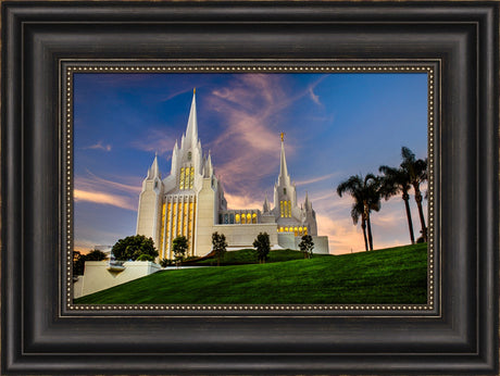 San Diego Temple - Sunset by Scott Jarvie