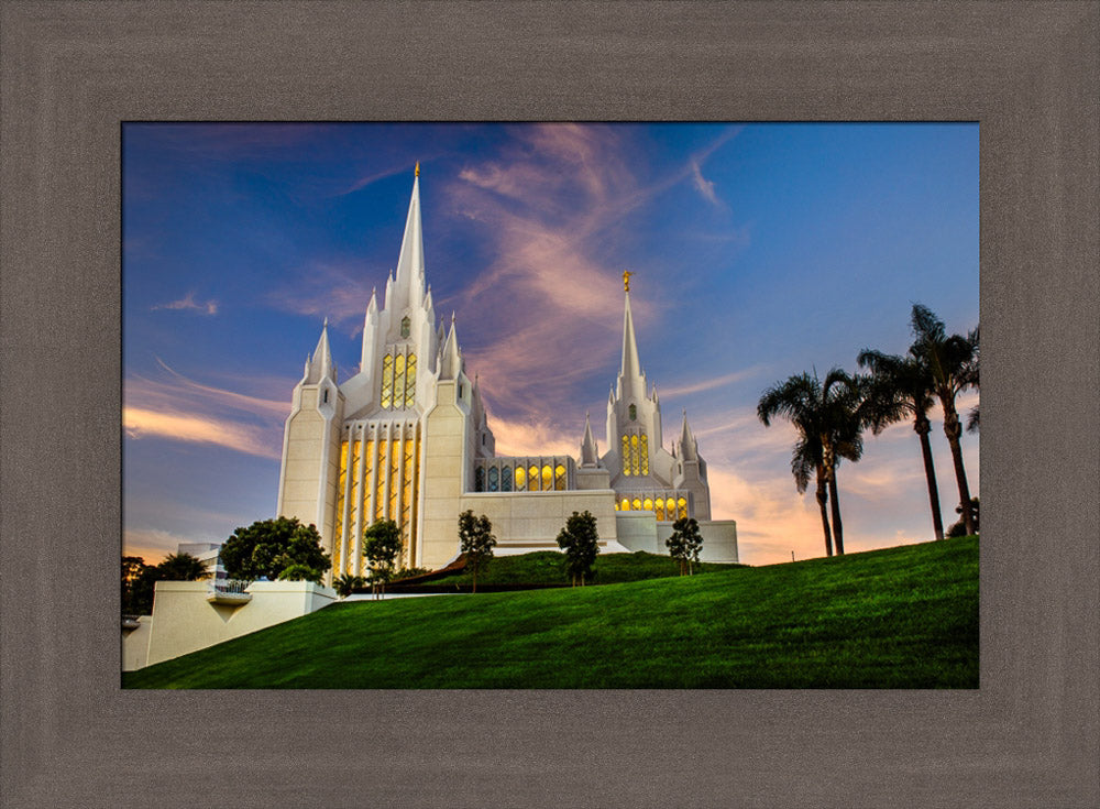 San Diego Temple - Sunset by Scott Jarvie