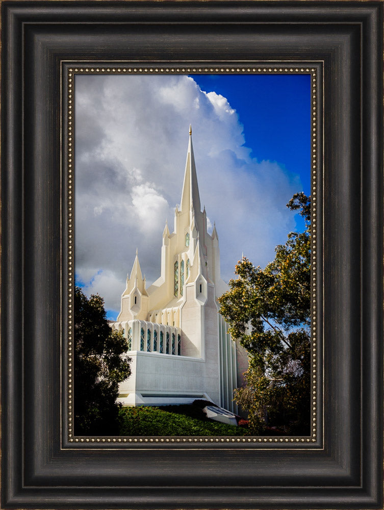 San Diego Temple - Spire and Cloud by Scott Jarvie | Altus Fine Art