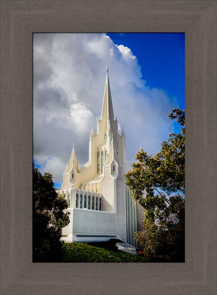 San Diego Temple - Spire and Cloud by Scott Jarvie
