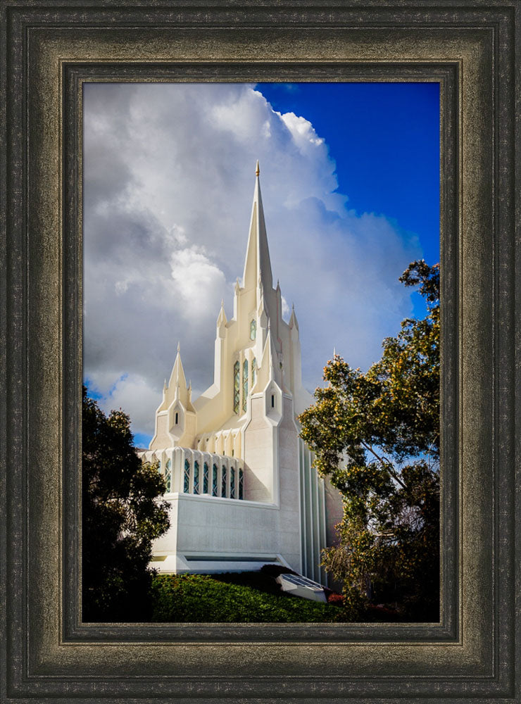 San Diego Temple - Spire and Cloud by Scott Jarvie