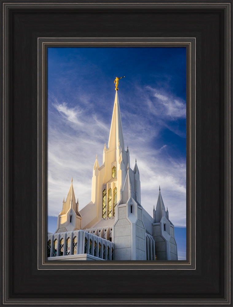 San Diego Temple - In the Sky by Scott Jarvie