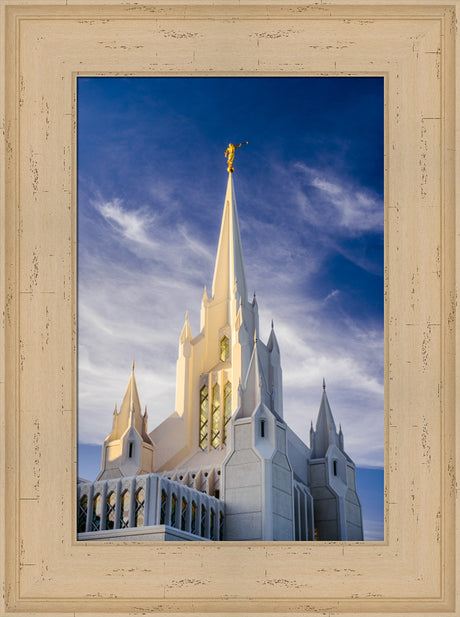 San Diego Temple - In the Sky by Scott Jarvie