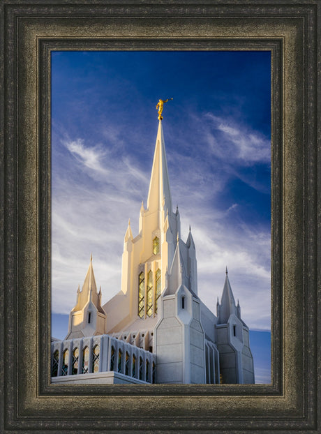 San Diego Temple - In the Sky by Scott Jarvie