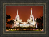 San Diego Temple - Sunset on Fire by Scott Jarvie