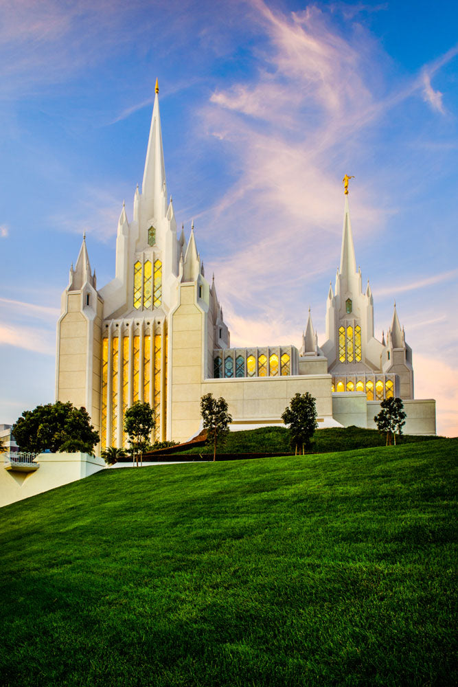 San Diego Temple - On the Hill by Scott Jarvie