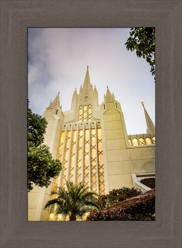 San Diego Temple - Looking Up by Scott Jarvie