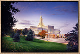 Bountiful Temple - Fall Sunrise by Scott Jarvie