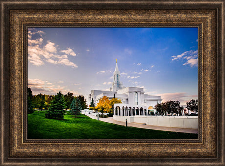 Bountiful Temple - Early Fall by Scott Jarvie