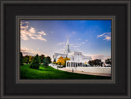 Bountiful Temple - Early Fall by Scott Jarvie