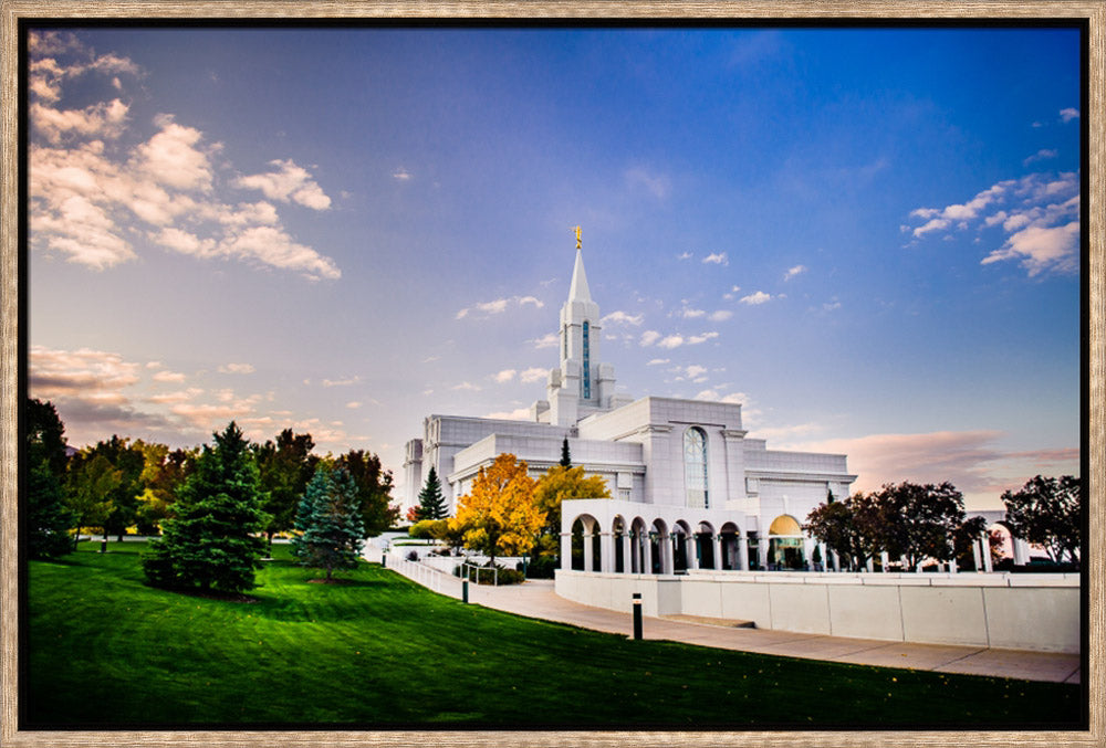 Bountiful Temple - Early Fall by Scott Jarvie