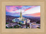 Bountiful Temple - Sunset Across the Valley by Scott Jarvie