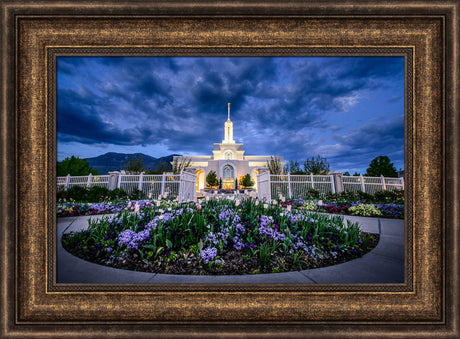 Mt Timpanogos Temple - Flowers by Scott Jarvie