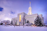 Mt Timpanogos Temple - After a Snowstorm by Scott Jarvie