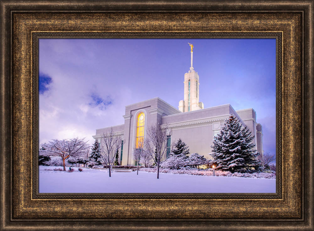 Mt Timpanogos Temple - After a Snowstorm by Scott Jarvie