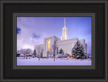 Mt Timpanogos Temple - After a Snowstorm by Scott Jarvie