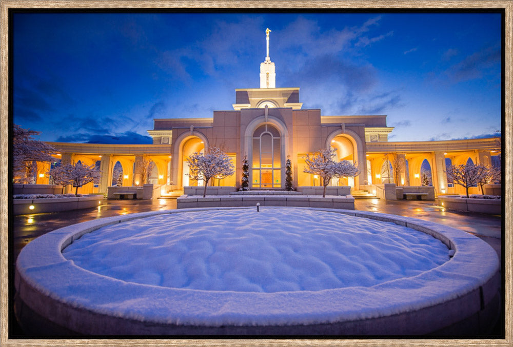 Mt Timpanogos Temple - In the Early Morning by Scott Jarvie