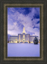 Mt Timpanogos Temple - Morning Snow by Scott Jarvie