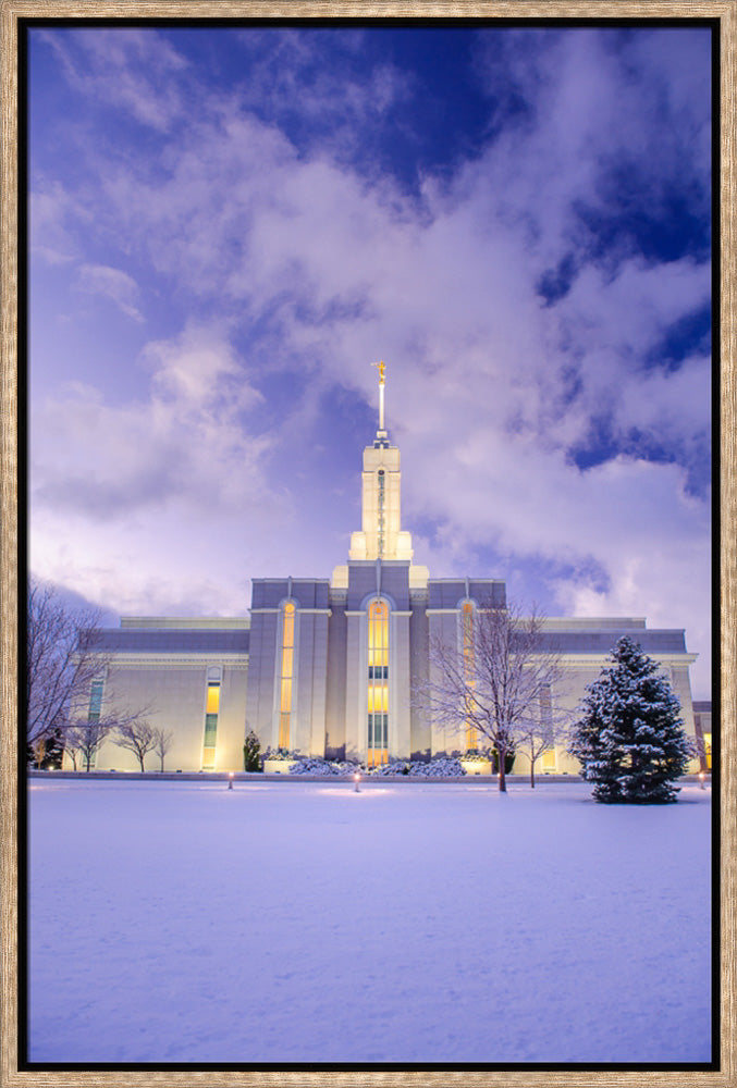 Mt Timpanogos Temple - Morning Snow by Scott Jarvie