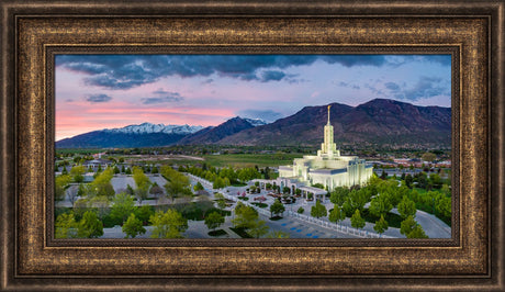 Mt Timpanogos Temple - Nestled in the Mountains by Scott Jarvie