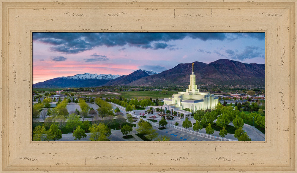 Mt Timpanogos Temple - Nestled in the Mountains by Scott Jarvie