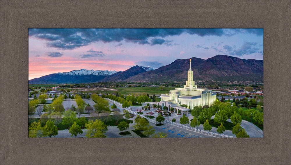 Mt Timpanogos Temple - Nestled in the Mountains by Scott Jarvie