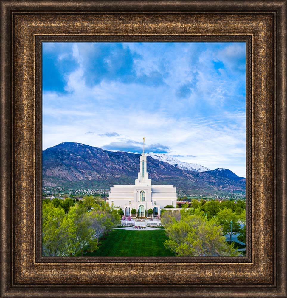 Mt Timpanogos Temple - In Front of Timpanogos by Scott Jarvie