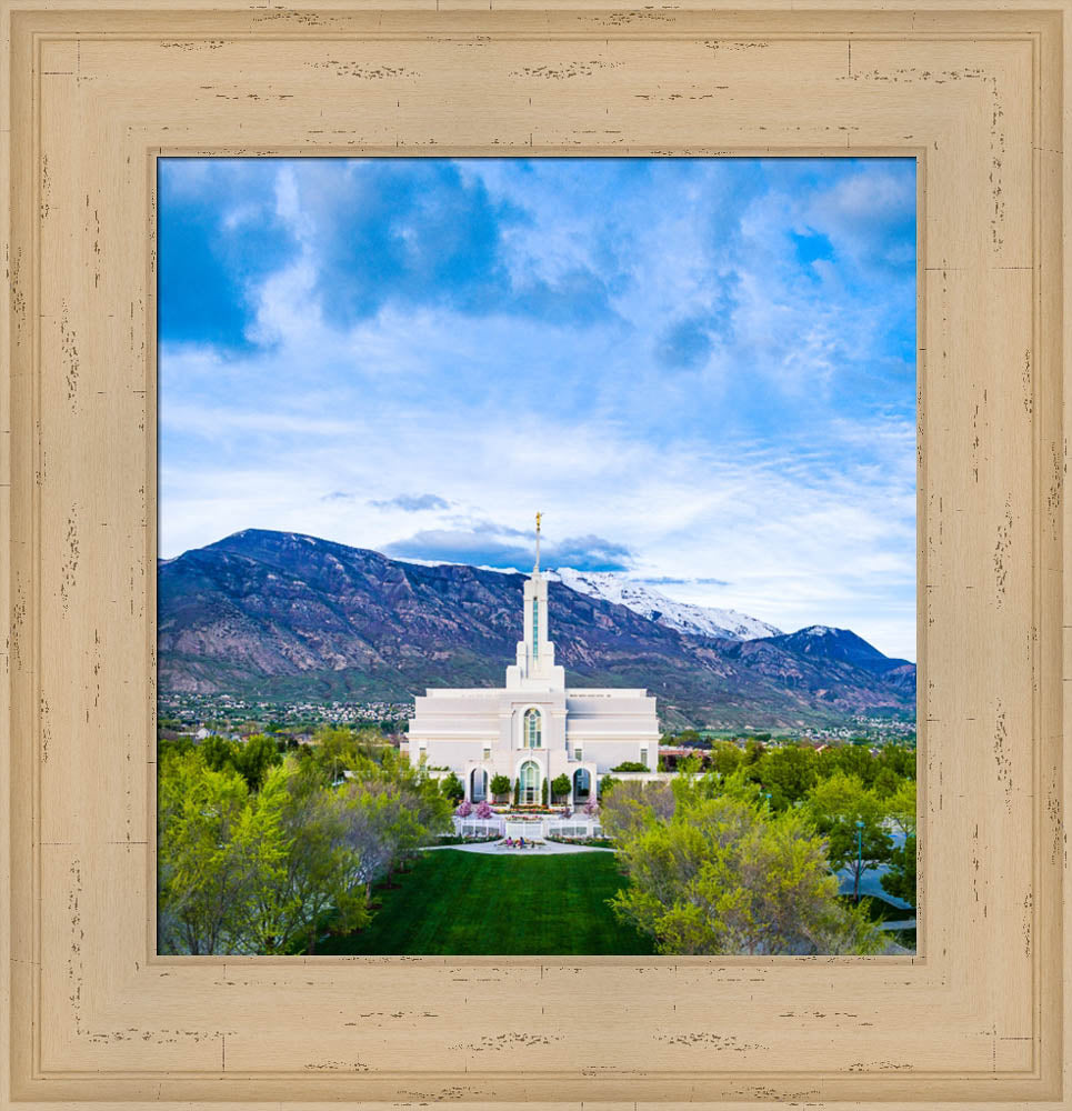 Mt Timpanogos Temple - In Front of Timpanogos by Scott Jarvie