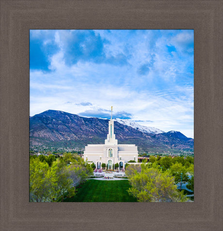 Mt Timpanogos Temple - In Front of Timpanogos by Scott Jarvie