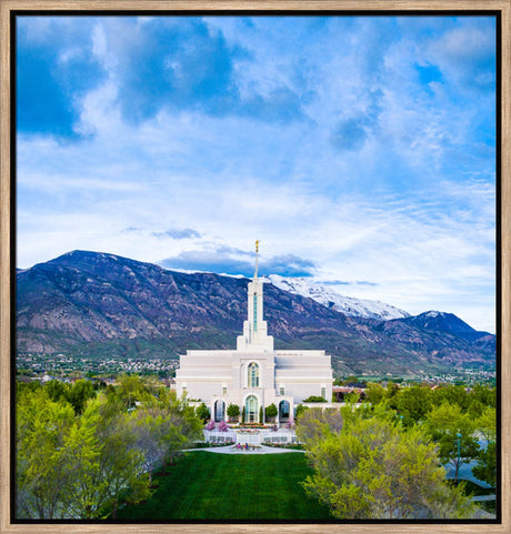 Mt Timpanogos Temple - In Front of Timpanogos by Scott Jarvie