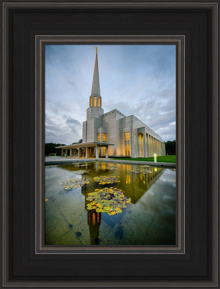 Preston Temple - Morning Reflection by Scott Jarvie