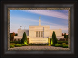 Spokane Temple - Sign with Lights by Scott Jarvie