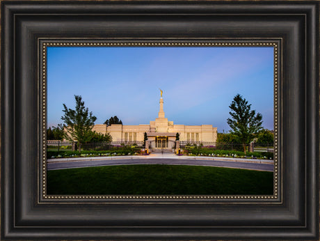 Spokane Temple - Gates by Scott Jarvie