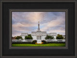 Columbus Temple - Sign in Garden by Scott Jarvie