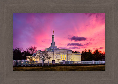 Detroit Temple - Pink Sunset by Scott Jarvie