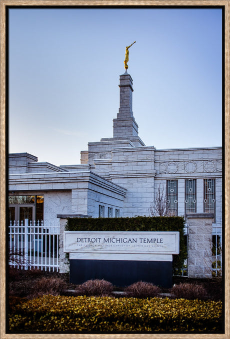 Detroit Temple - Sign by Scott Jarvie