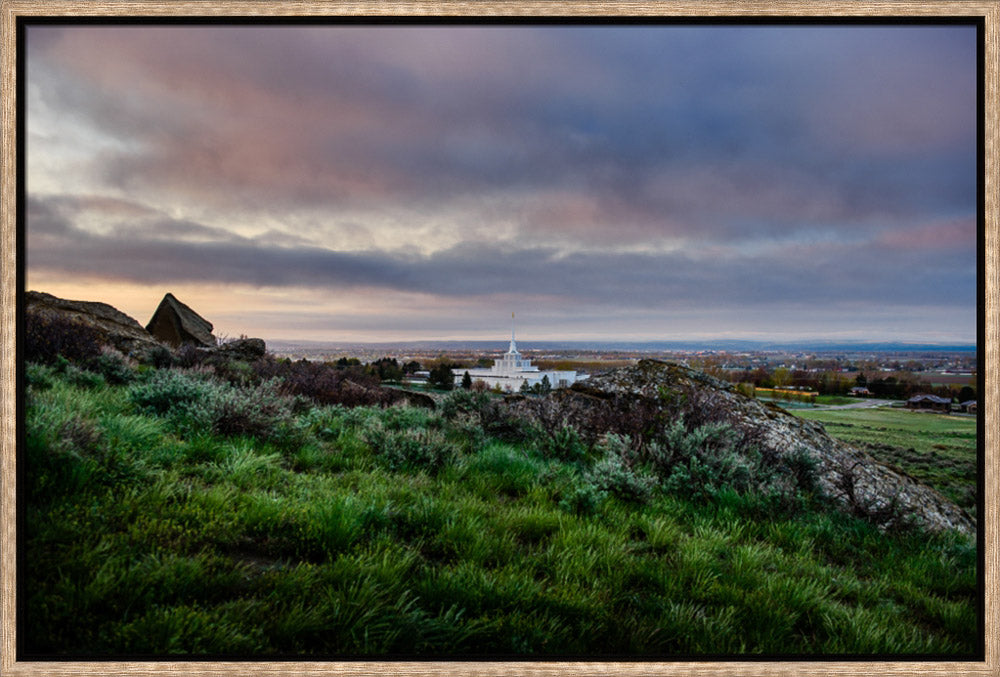 Billings Temple - In The Distance by Scott Jarvie