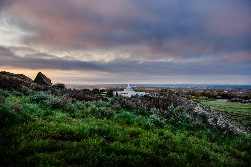 Billings Temple - In The Distance by Scott Jarvie