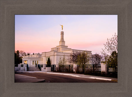 Edmonton Temple - Sunset Corner by Scott Jarvie