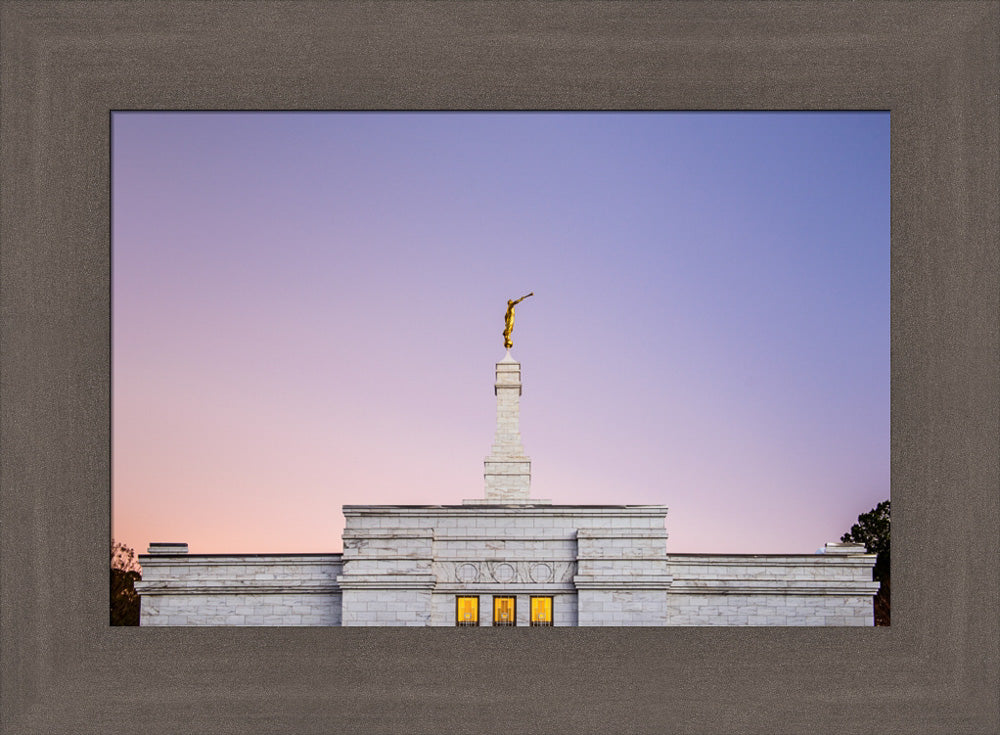 Raleigh Temple - Pink and Purple by Scott Jarvie