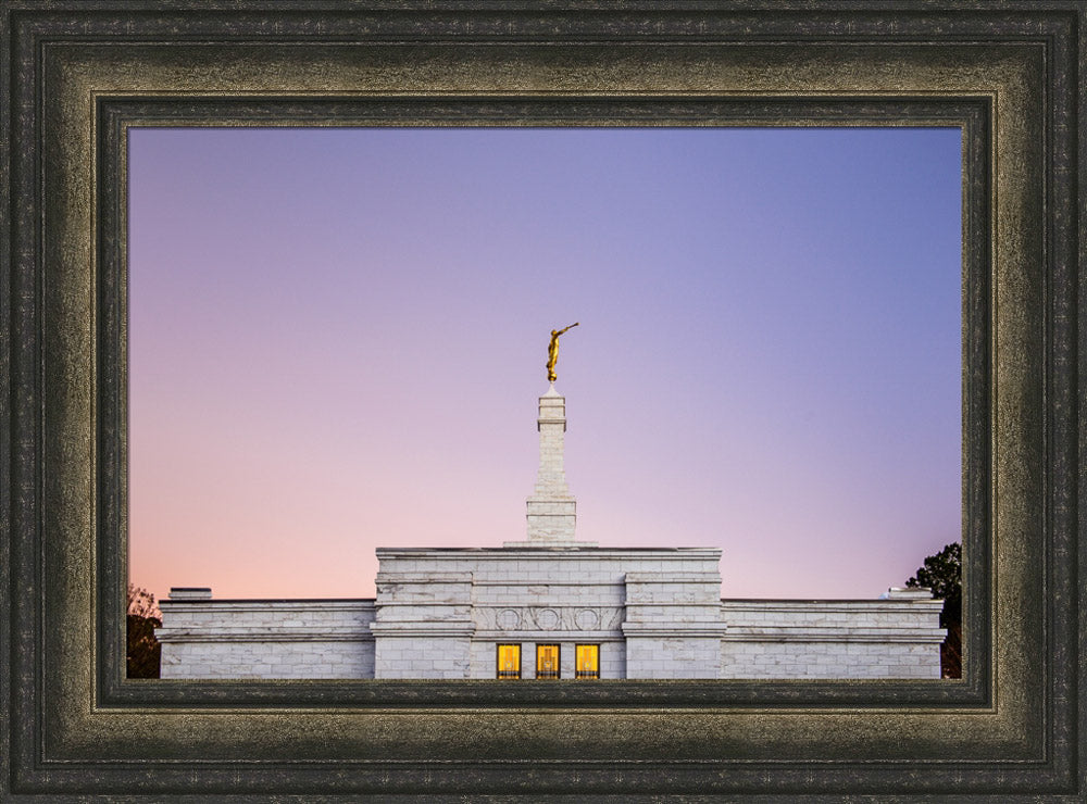 Raleigh Temple - Pink and Purple by Scott Jarvie