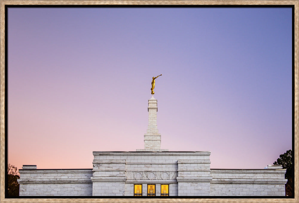 Raleigh Temple - Pink and Purple by Scott Jarvie