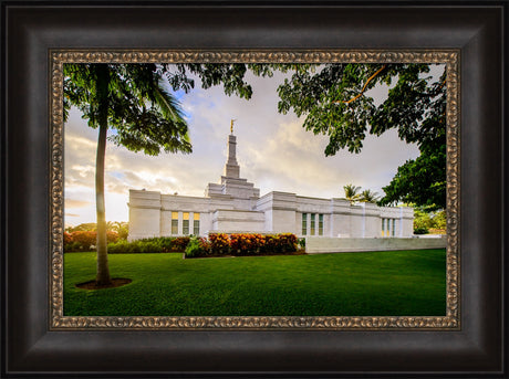 Kona Temple - Bushes on the Side by Scott Jarvie