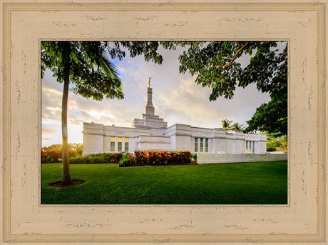 Kona Temple - Bushes on the Side by Scott Jarvie