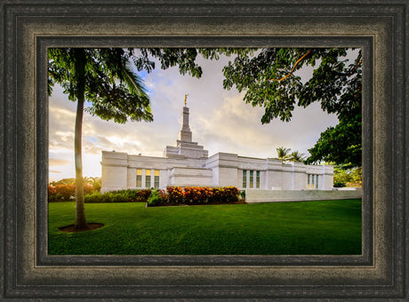 Kona Temple - Bushes on the Side by Scott Jarvie