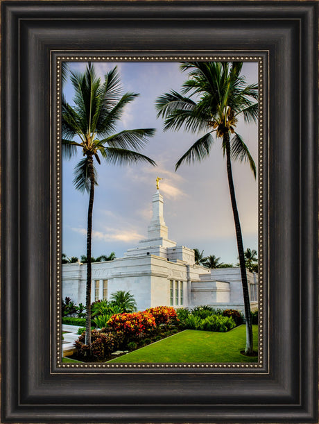 Kona Temple - Palm Trees by Scott Jarvie