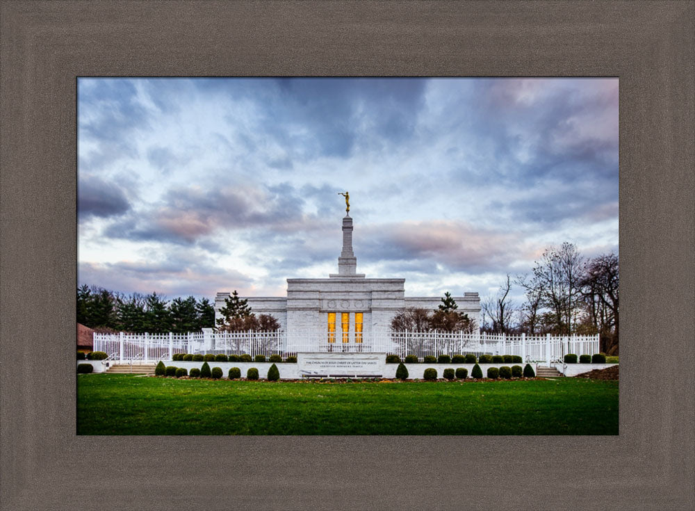 Louisville Temple - Sunset by Scott Jarvie