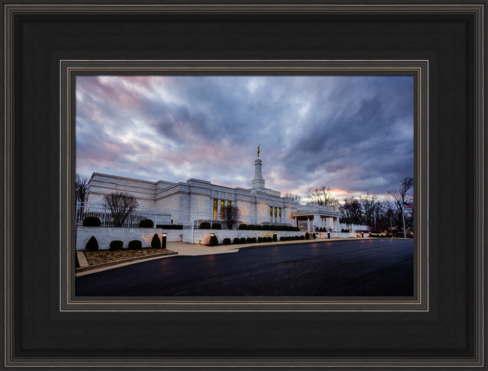 Louisville Temple - Clouded Evening by Scott Jarvie